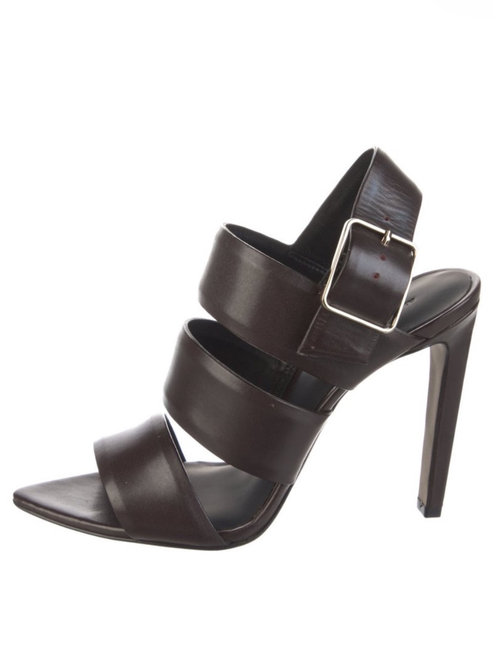 Alexander Wang Brown Leather Sandals